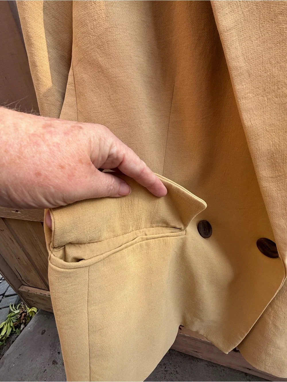 🎉NWT🎉 a new day Beige Single-Button Blazer - Picture 5 of 13